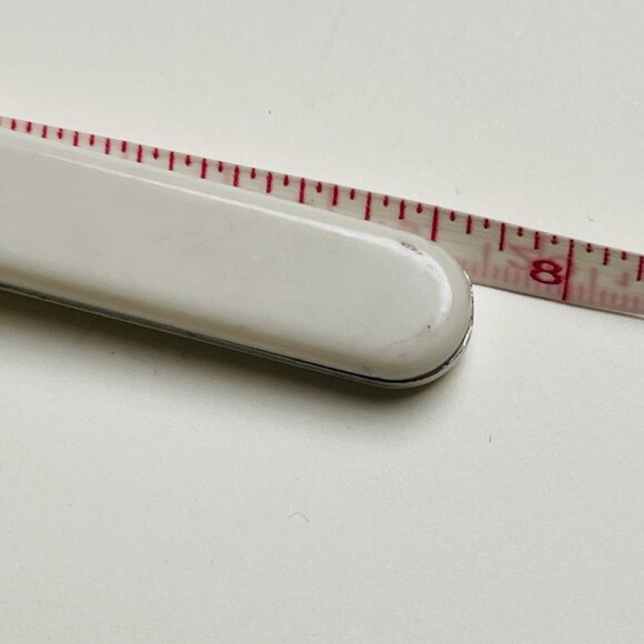 Picnic Time Flatware Silverware White Handle Stainless Steel Dining 2 Piece Fork - Picture 4 of 4